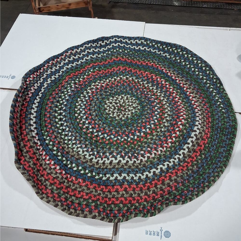 Colonial Mills Delicious Braid Reversible Round 3X3 Area Rug Multicolor - Picture 5 of 5